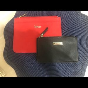 Aldo mini bag and larger red LOVE bag
